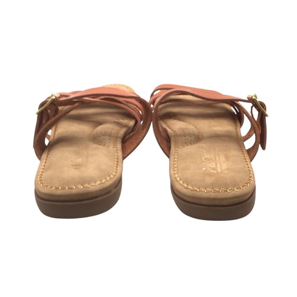 NWOB Cliffs By White Mountain Fenix Womens Brown Leather Strappy Flat Sandal 9M - Picture 7 of 11